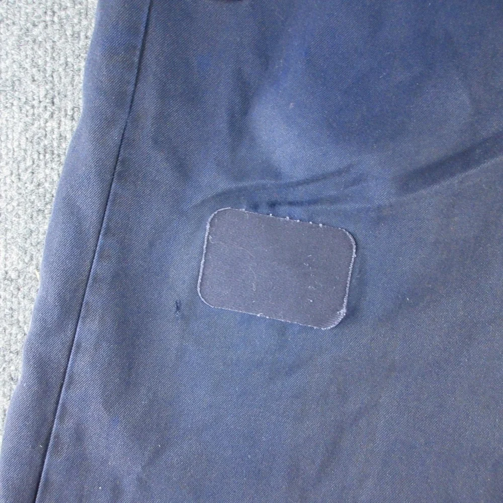 Bulwark Cargo Pants Mens 36x28 Blue Flame Resistant Canvas FR Utility Workwear